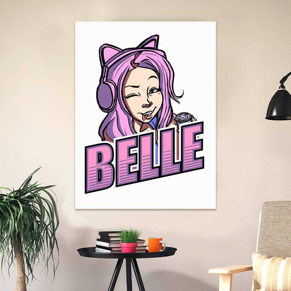 Belle Delphine' Poster, picture, metal print, paint by Wawo Murillo