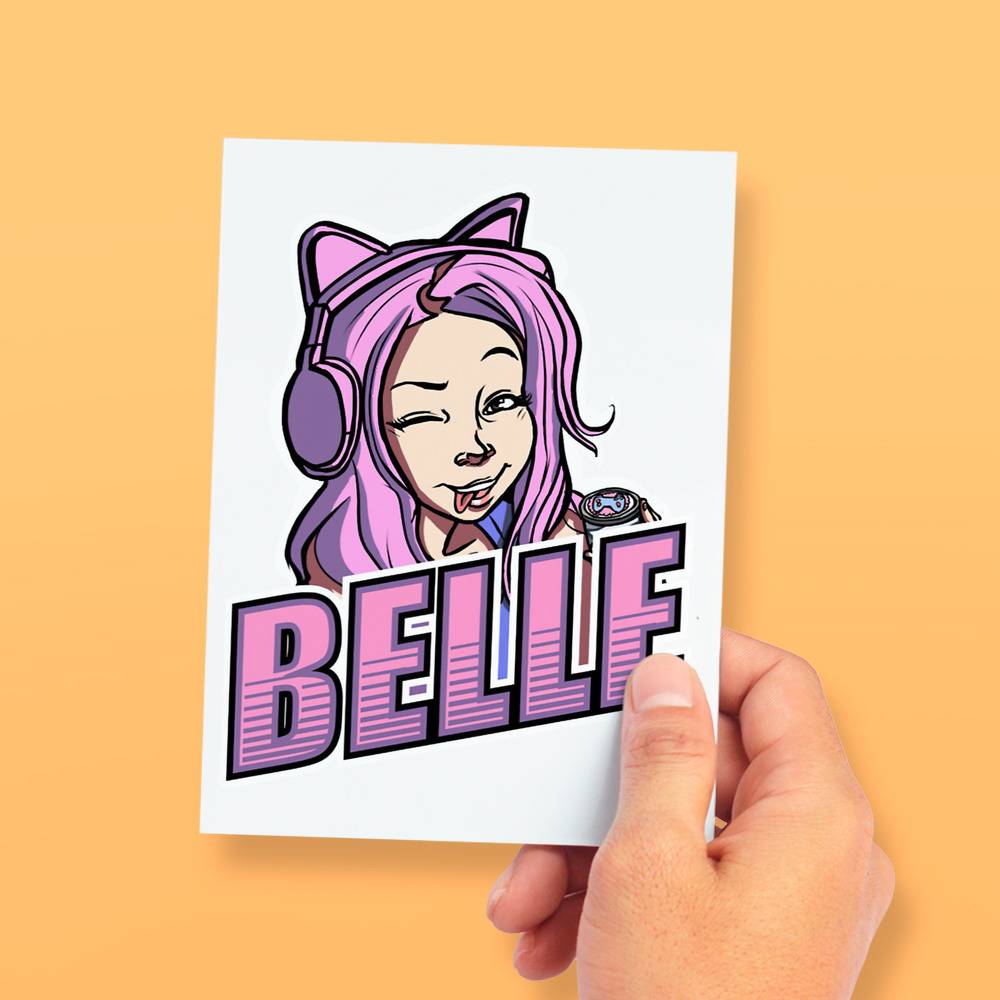 Belle Delphine. Greeting Card for Sale by joe2