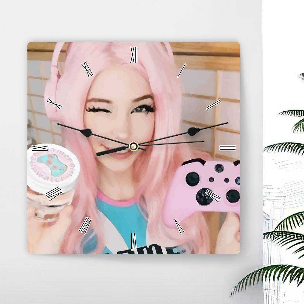 Belle Delphine Wall Clock Home Decor Wall Clock Gifts for Belle Delphine  Fans | www.belledelphinemerch.store