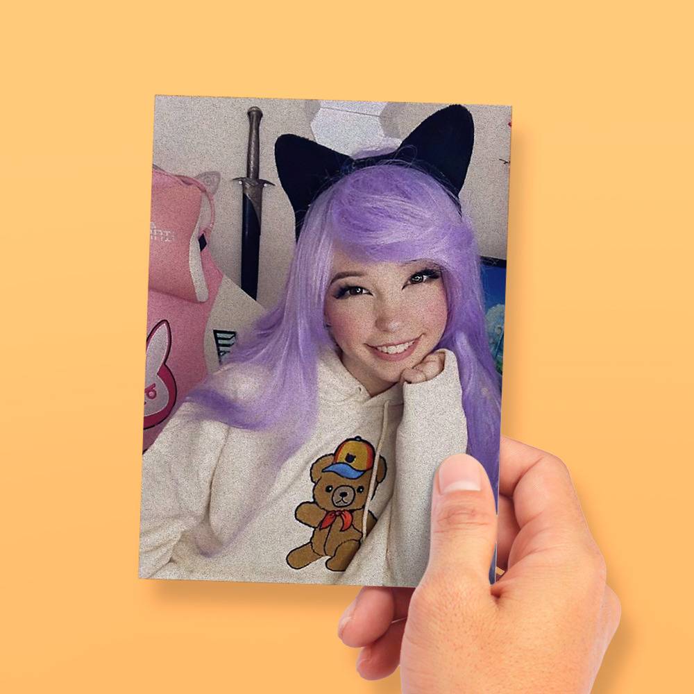 Belle Delphine. Greeting Card for Sale by joe2