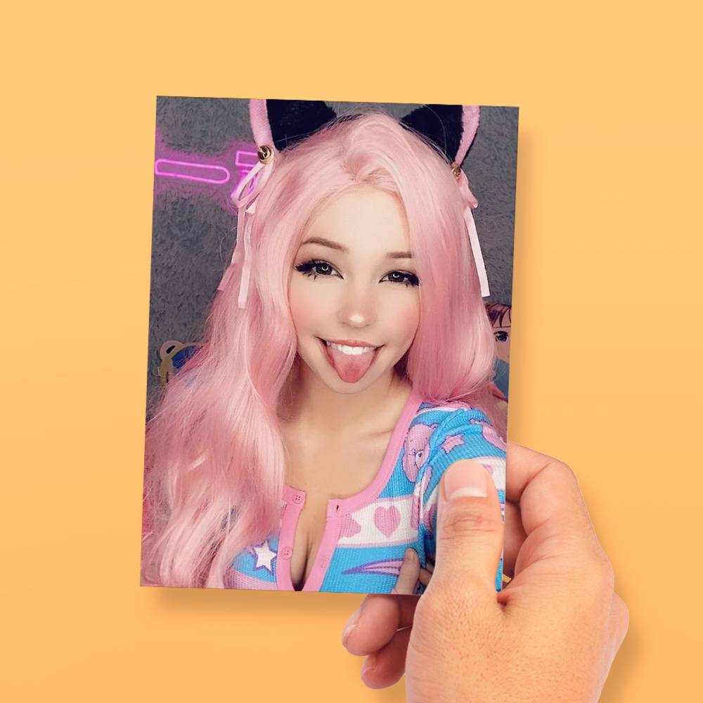 Belle Delphine. Greeting Card for Sale by joe2