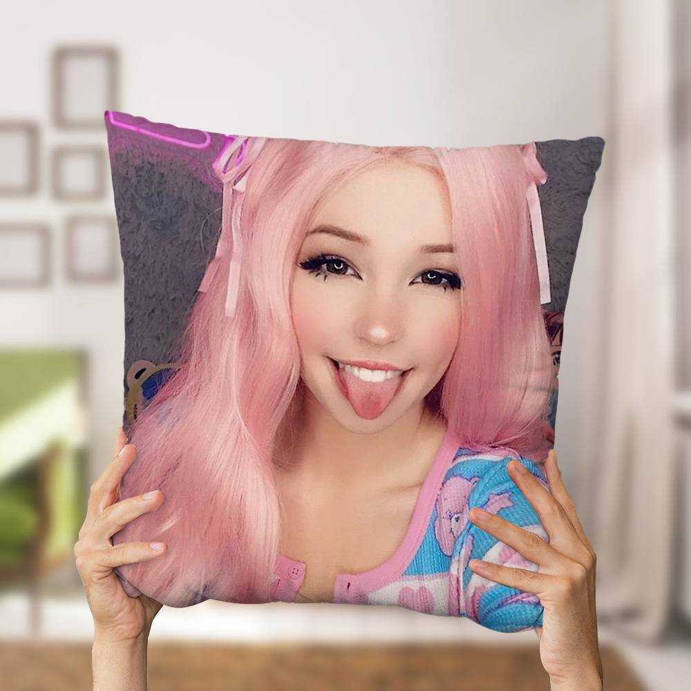 Belle Delphine Pillow Classic Celebrity Pillow |  www.belledelphinemerch.store