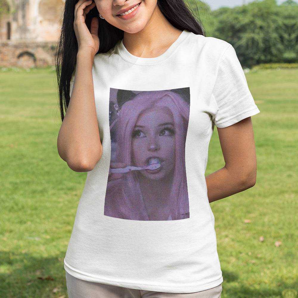 Belle Delphine T-shirt Belle Delphine Brush Teeth T-shirt |  www.belledelphinemerch.store