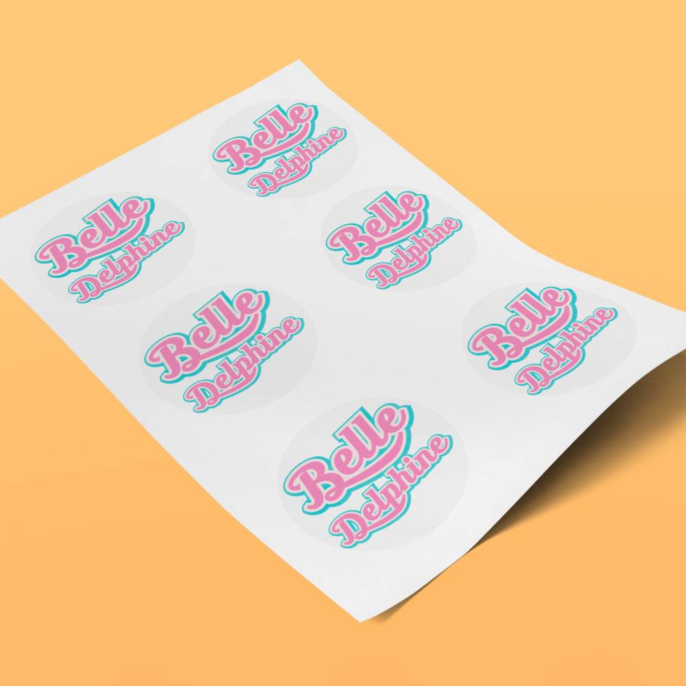 Belle Delphine minecraft  Sticker for Sale by bestizeyy