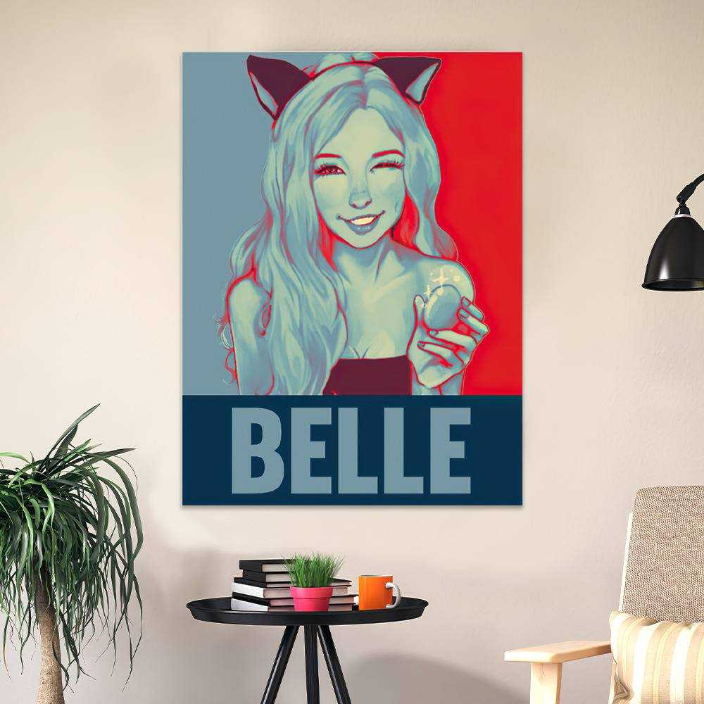 Belle Delphine' Poster, picture, metal print, paint by Wawo Murillo