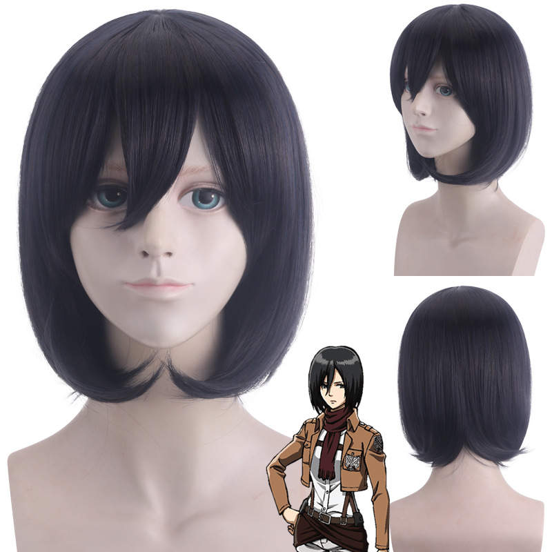 Mikasa Cosplay Attack on Titan Wig mikasacosplay