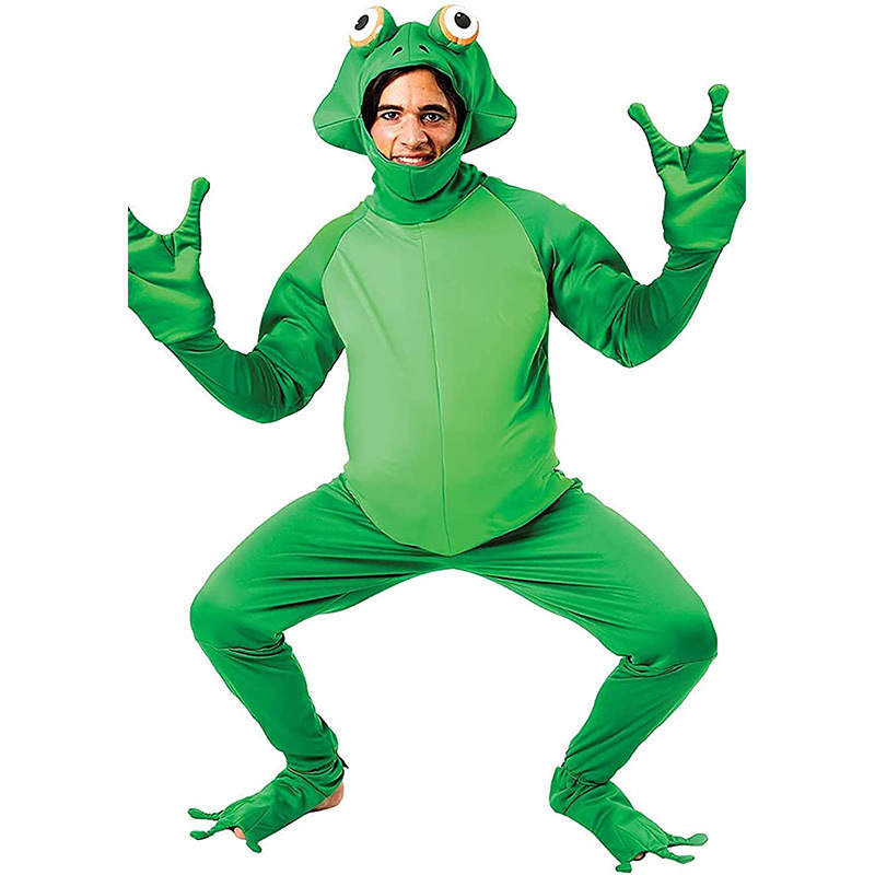 New Frog Onesie Unisex Kids Adults Animal Pajamas Cosplay Costumes Kigurumi  Jumpsuits Sleepwears