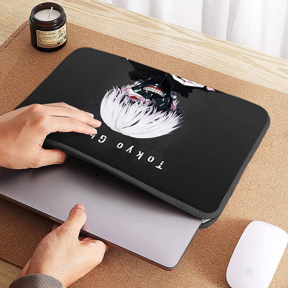 Flipkartcom  Crazy Corner Tokyo Ghoul Anime Printed 15 Inch Laptop SleeveLaptop  Case Cover with Shockproof  Waterproof Linen On All Inner Sides Made of  Canvas with Ultra HD Print  Gift