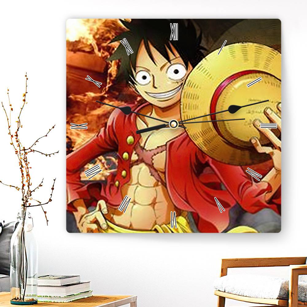 Gift Decor Beautiful Anime Wall Clock for Birthday and Anniversary Gift &  Home Decore (Size 30x30 CM)