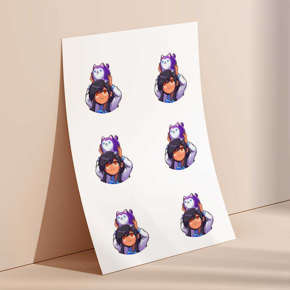 Aphmau Round Stickers Aphmau Cute Decorative Stickers | www ...