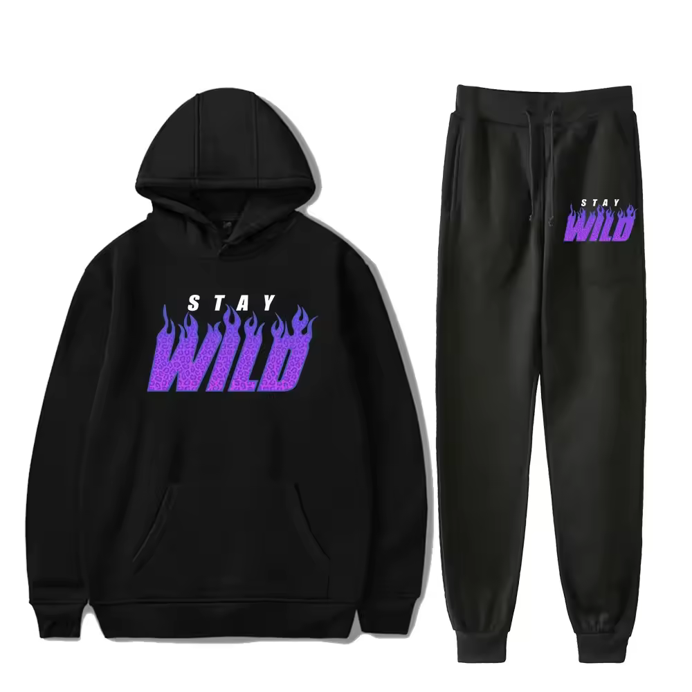 Ben Azelart Stay Wild Vintage 90s HOODIE Merch Hoodies Set