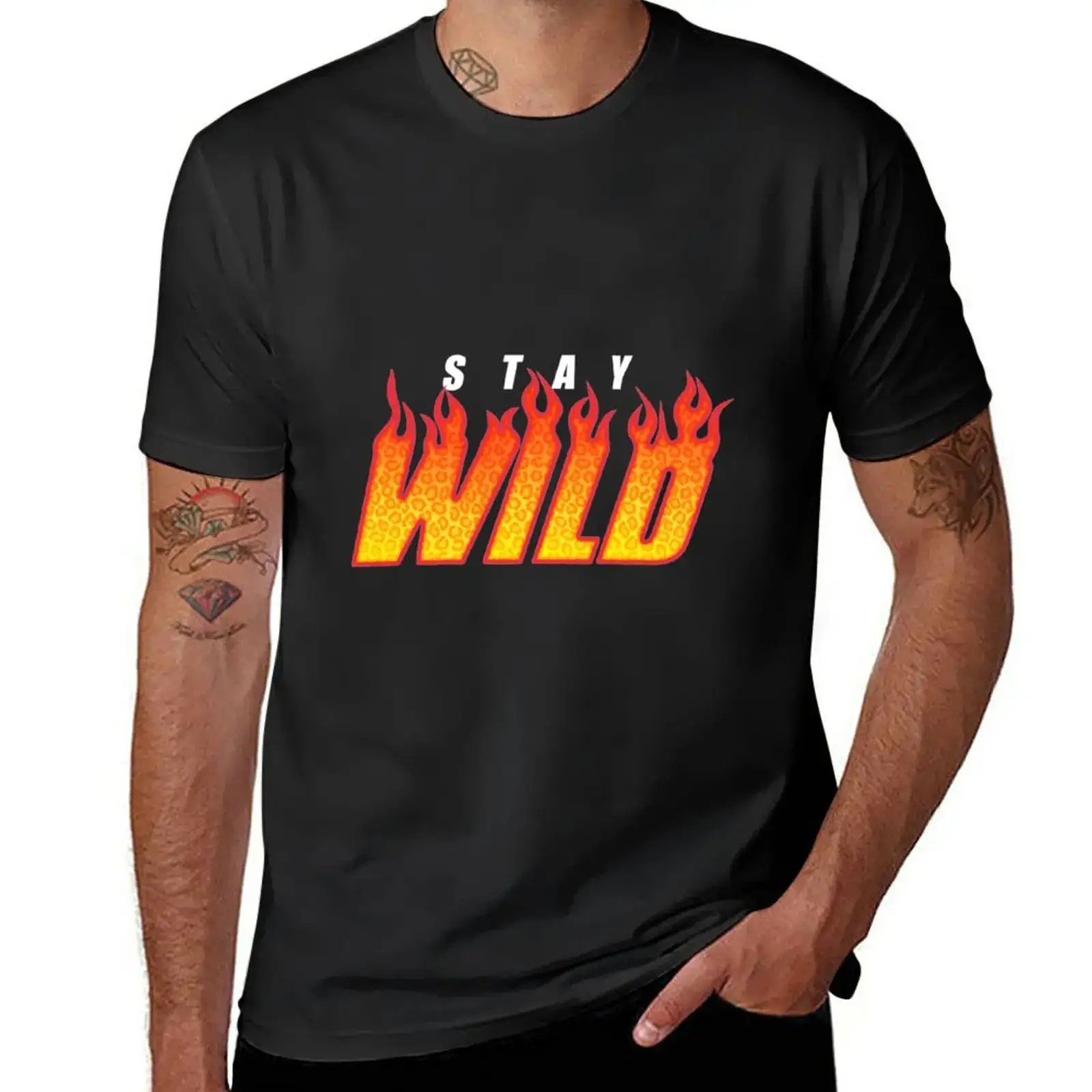 New Stay Wild Fire Merch T-Shirt