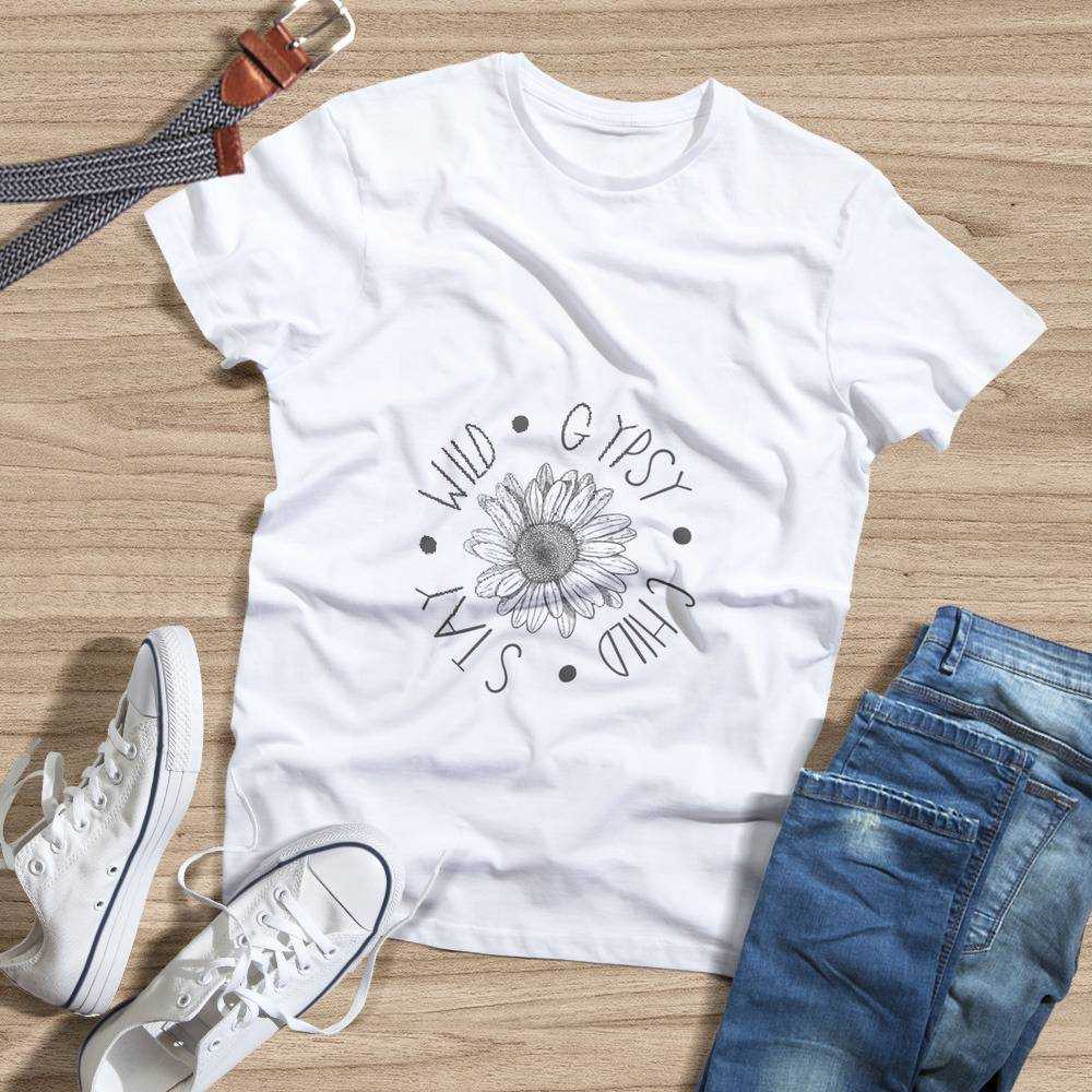 Stay Wild T-shirt Gypsy Flower Child T-shirt