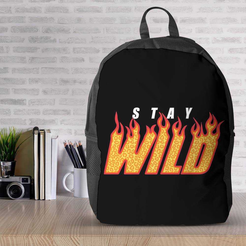 Stay Wild Backpack Fire Backpack