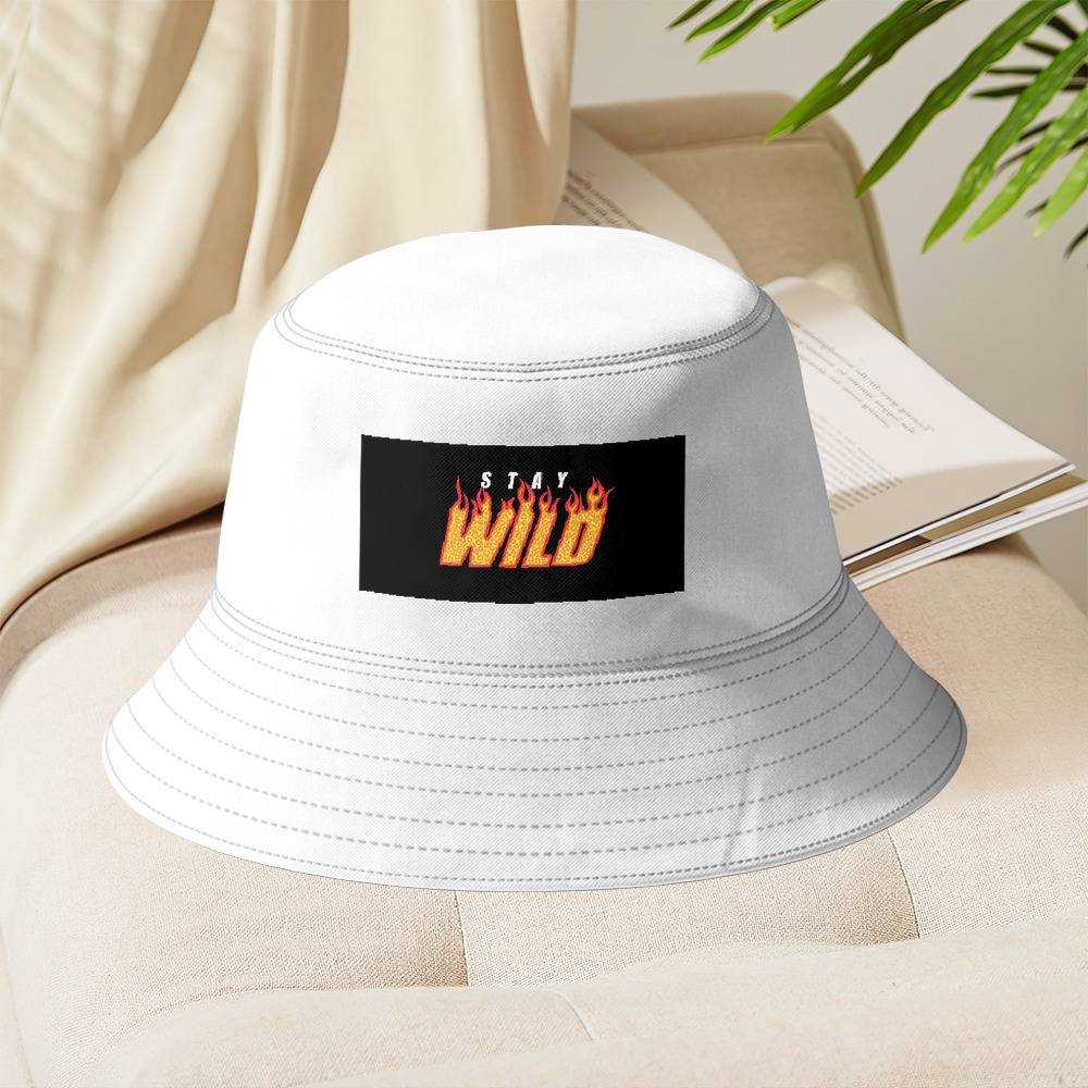 Stay Wild Hat w/Leather Patch