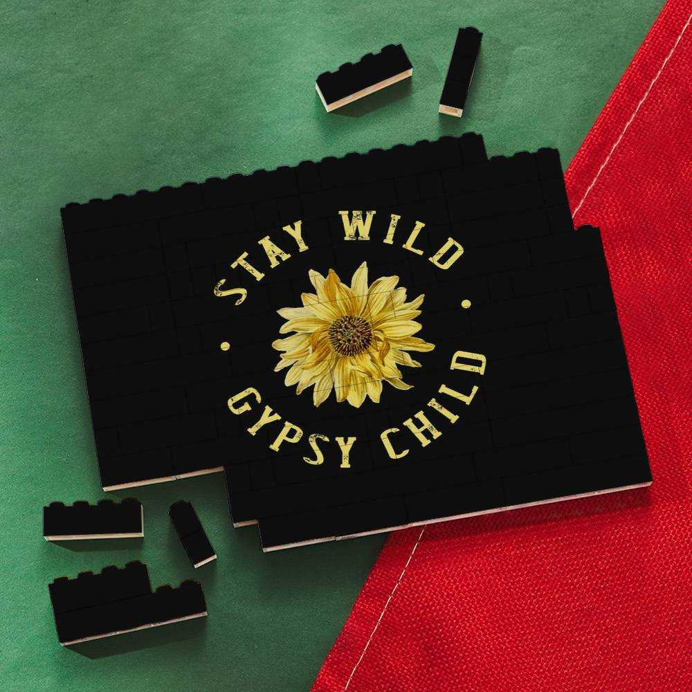 Stay Wild Merch Building Blocks Gift for Fans Gypsy Child Building Blocks