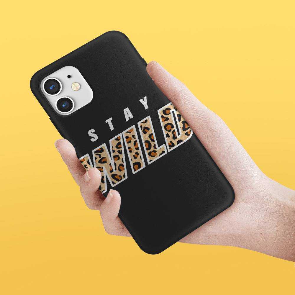 Stay Wild Phone Case Panther Logo Phone Case