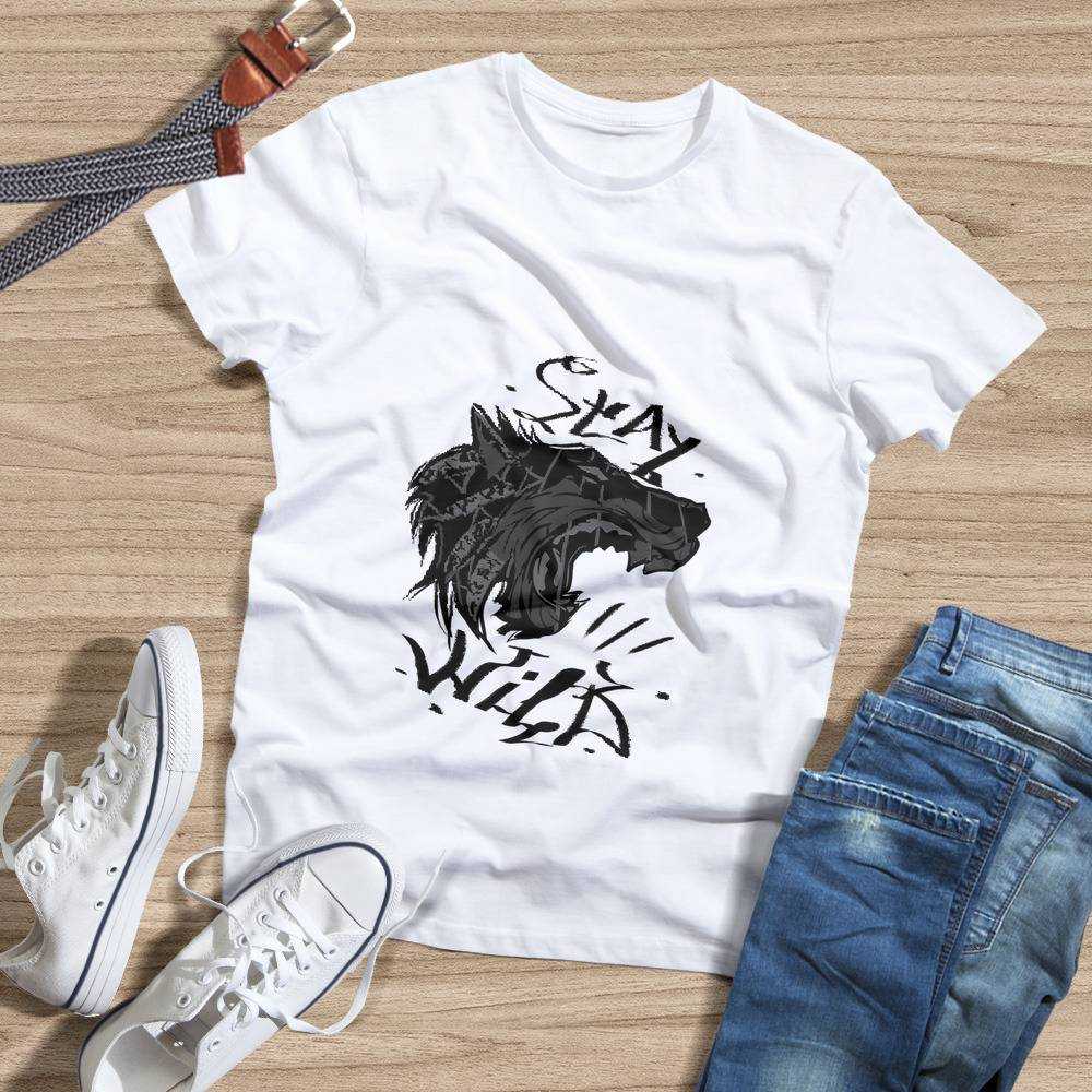 Stay Wild T-shirt Stay Wild Wolfy T-shirt