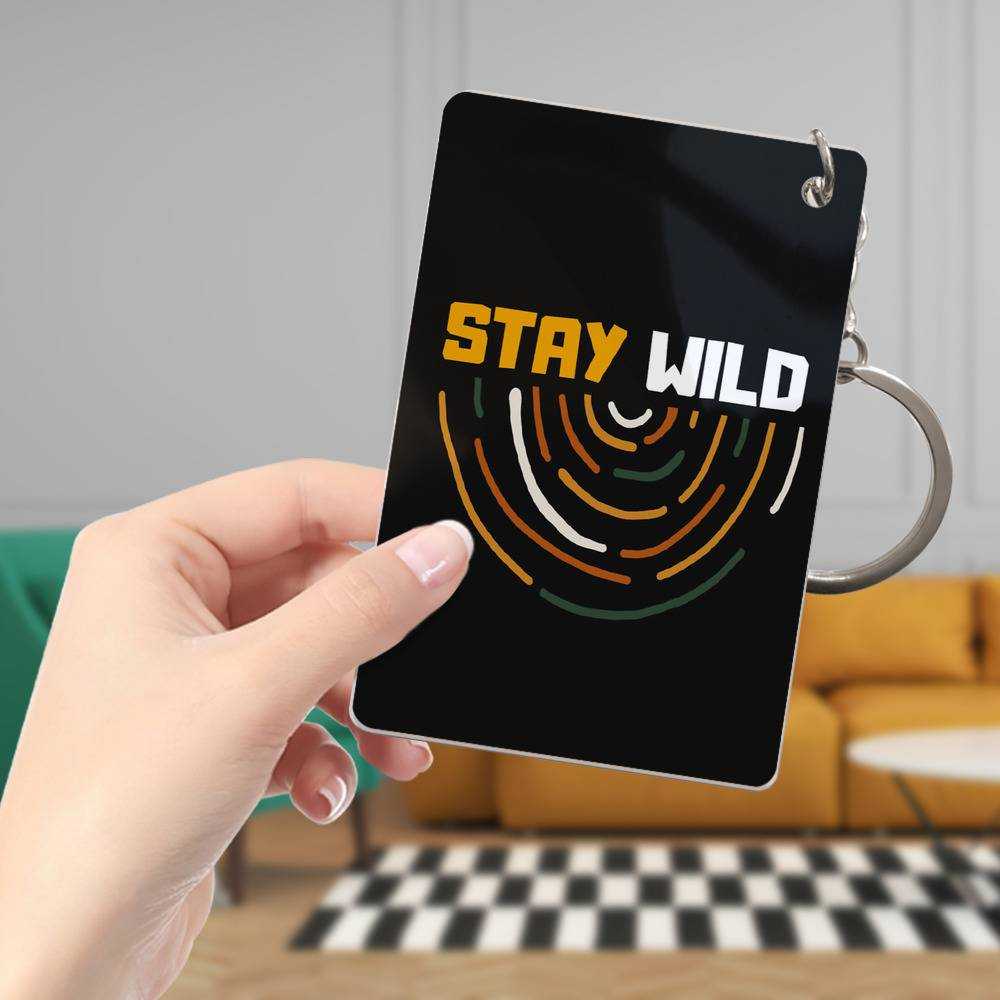 Stay Wild Keychain Classic Celebrity Keychain Stay Wild Ben Azelart by Stay Wild Keychain