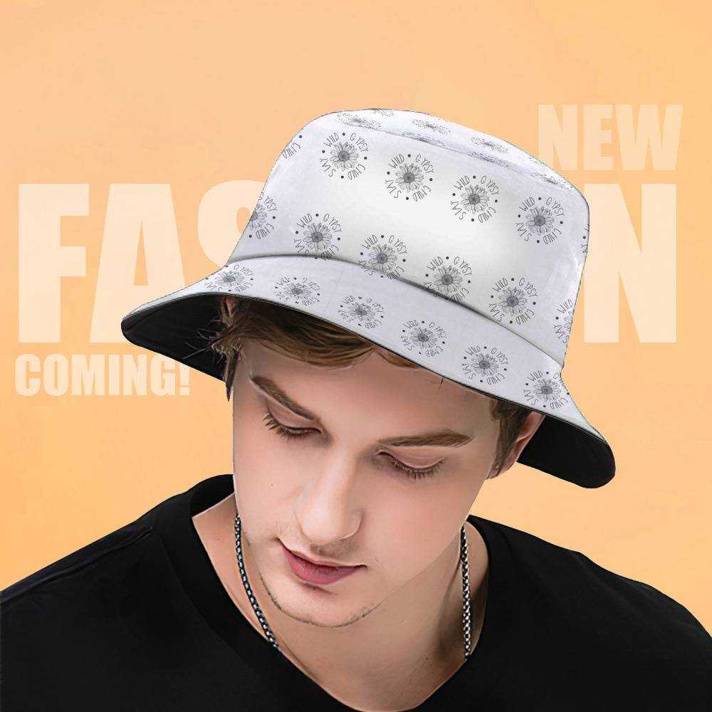 Stay Wild Fisherman Hat Unisex Fashion Bucket Hat Gifts For Stay Wild Fans Gypsy Flower Child