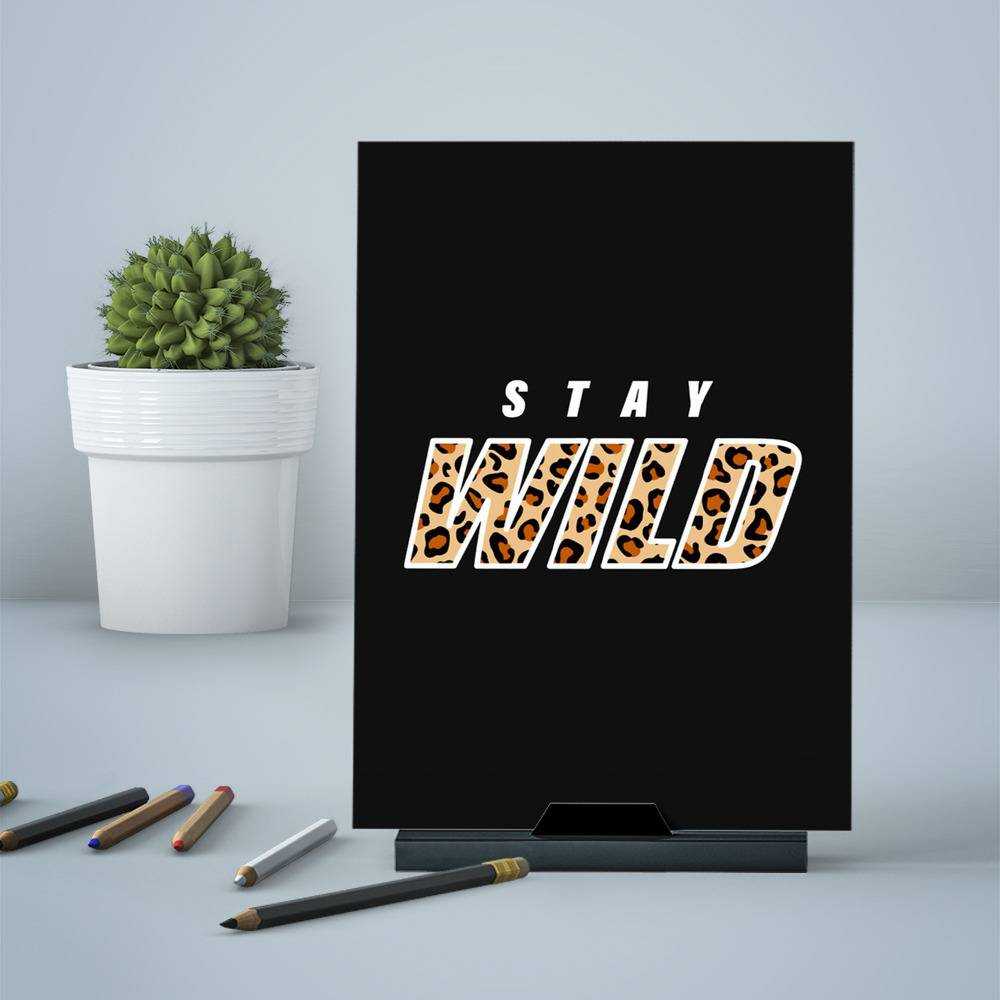 Stay Wild Greeting Card Classic Celebrity Greeting Card Panther Logo by Stay Wild Greeting Card