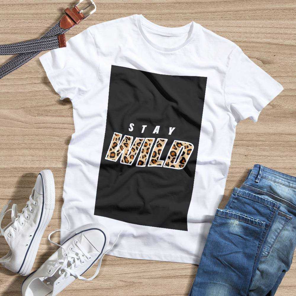 Stay Wild T-shirt Panther Logo T-shirt