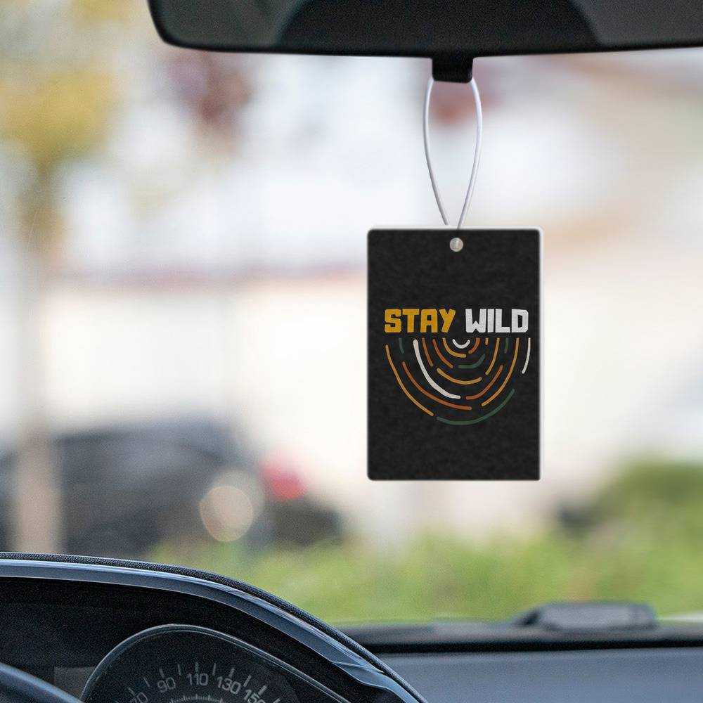 Stay Wild Car Air Freshener Car Hanging Accessoires Gifts for Stay Wild Fans Stay Wild Ben Azelart Air Freshener