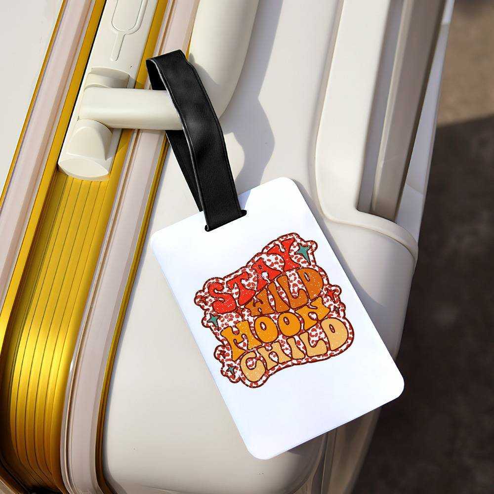 Stay Wild Luggage Tag Classic Celebrity Luggage Tag Stay Wild Moon Child by Stay Wild Luggage Tag