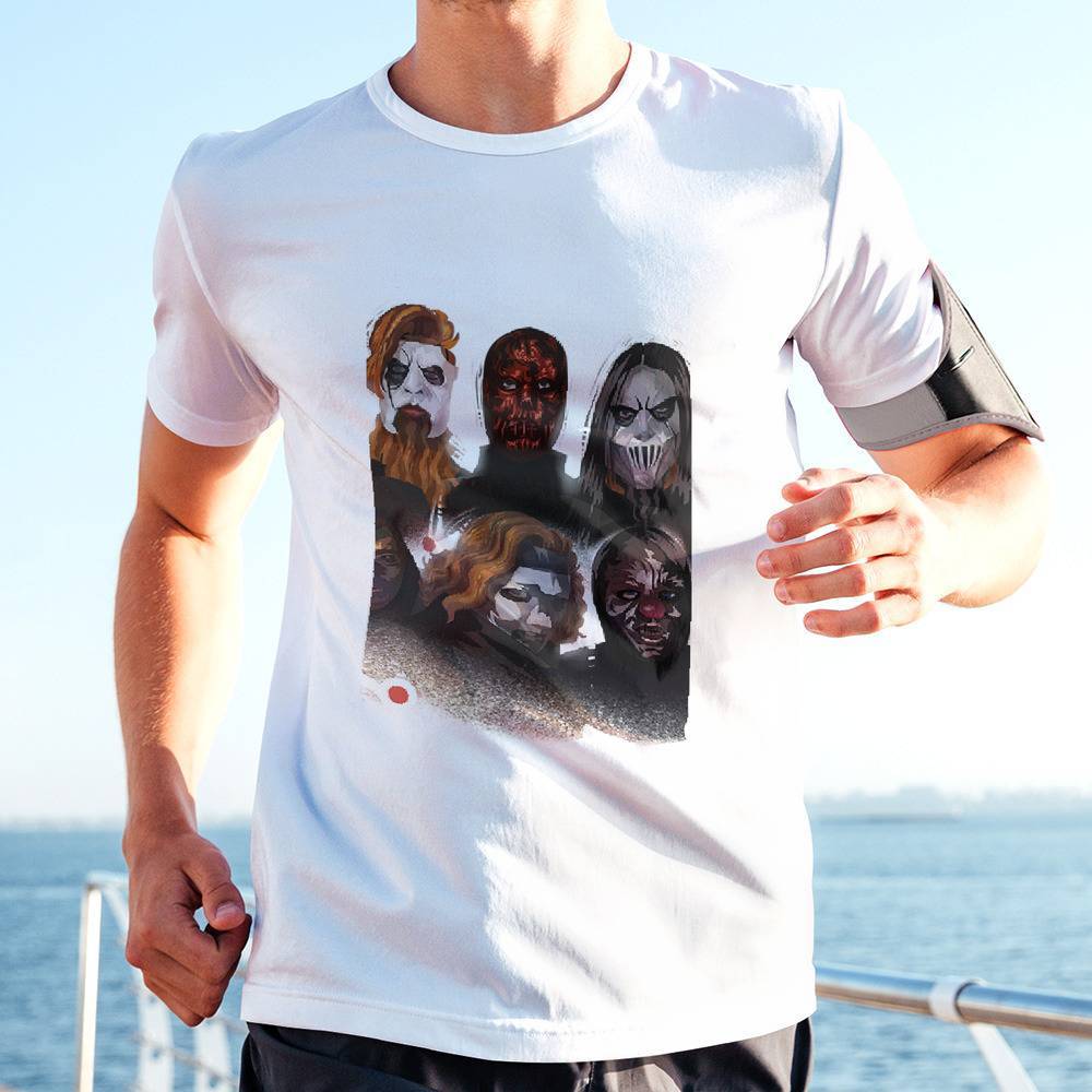 Merch T-shirt Slipknot Heavy Metal T-shirt