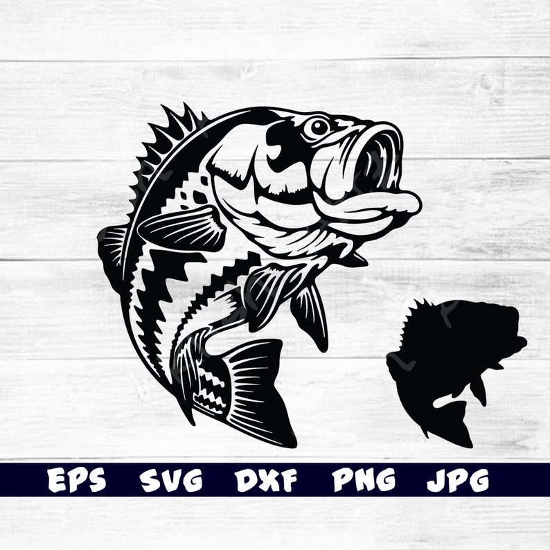 Bass Fish Image Svg/png/jpg/ai -  Canada