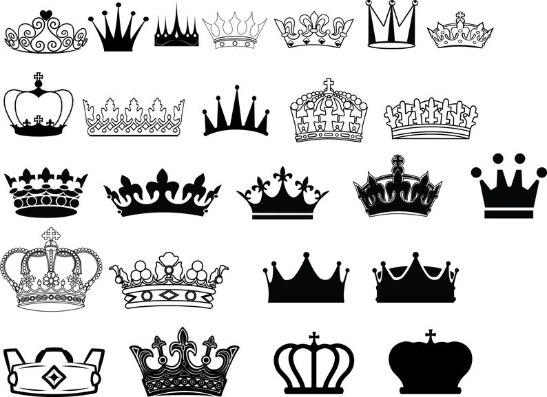 Crown Svg Cutting File Princess Crown Svg | crownsvg.store