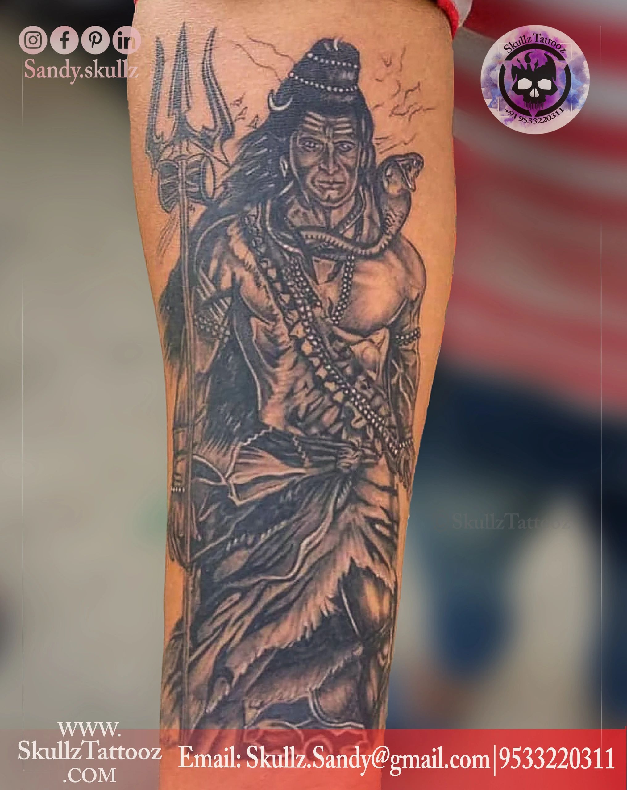 Angry Lord Shiva Tattoo, Angry Lord Shiva Tattoo Designs