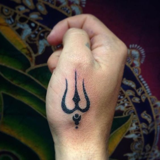 Trishul Shiva Tattoo, Shiva Trishul Tattoo On Hand