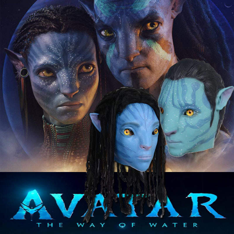 HAOYUNLAI Costume Avatar Bambini Adulti, Tuta Costume Avatar, Costumi  Cosplay Tuta Avatar A Strisce Blu Tute 3D Halloween Cosplay Costume per  Festa