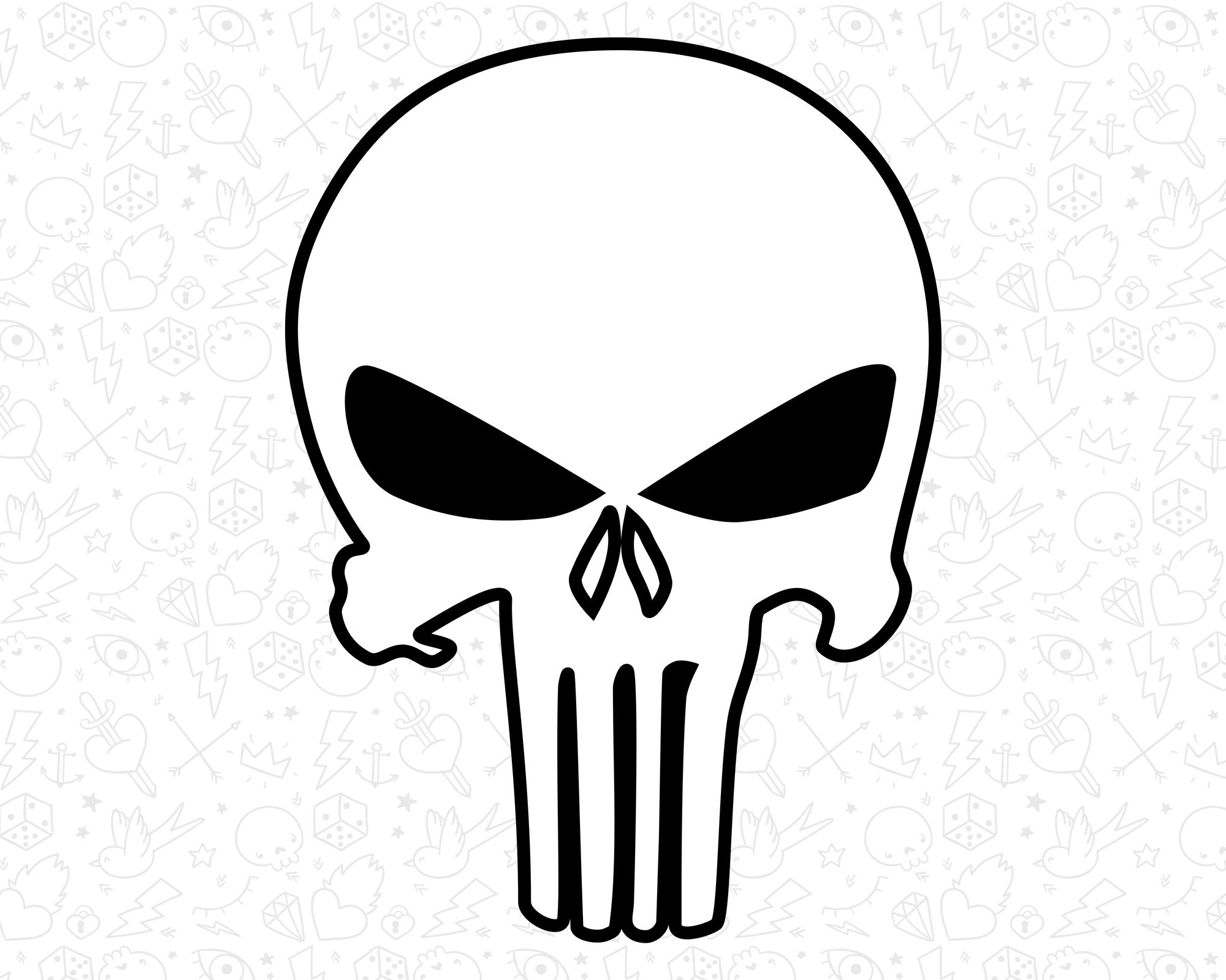 Punisher SVG PNG#1