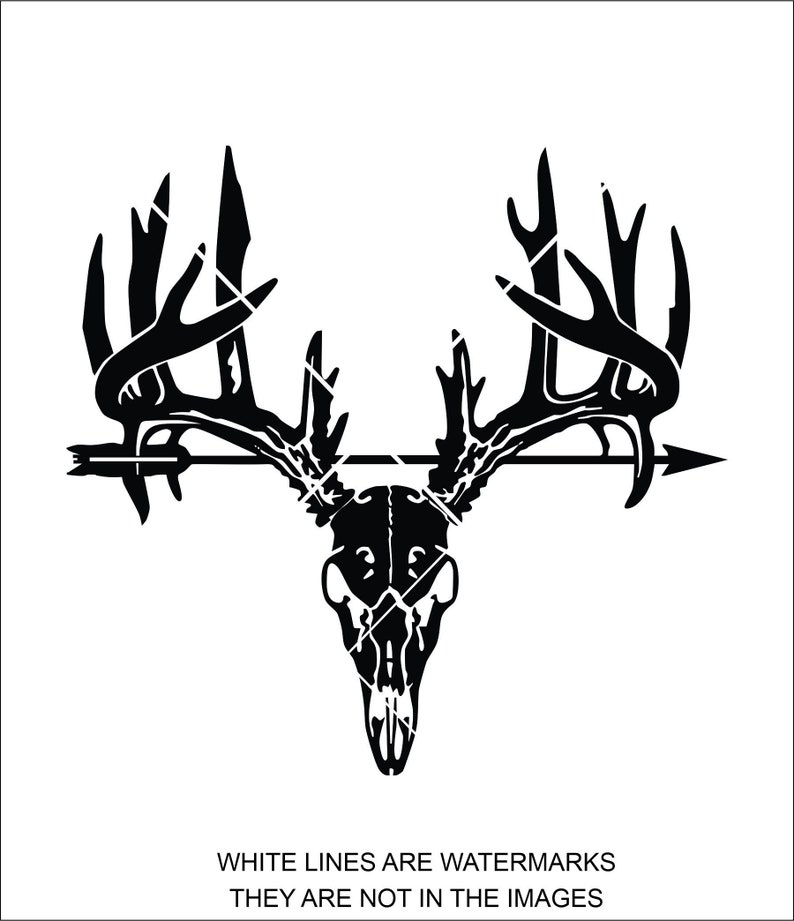 Deer Skull Svg | skullsvg.store