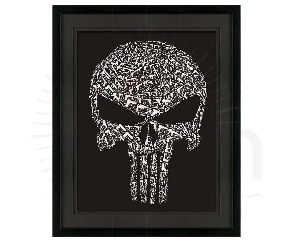 Punisher Skull SVG#3