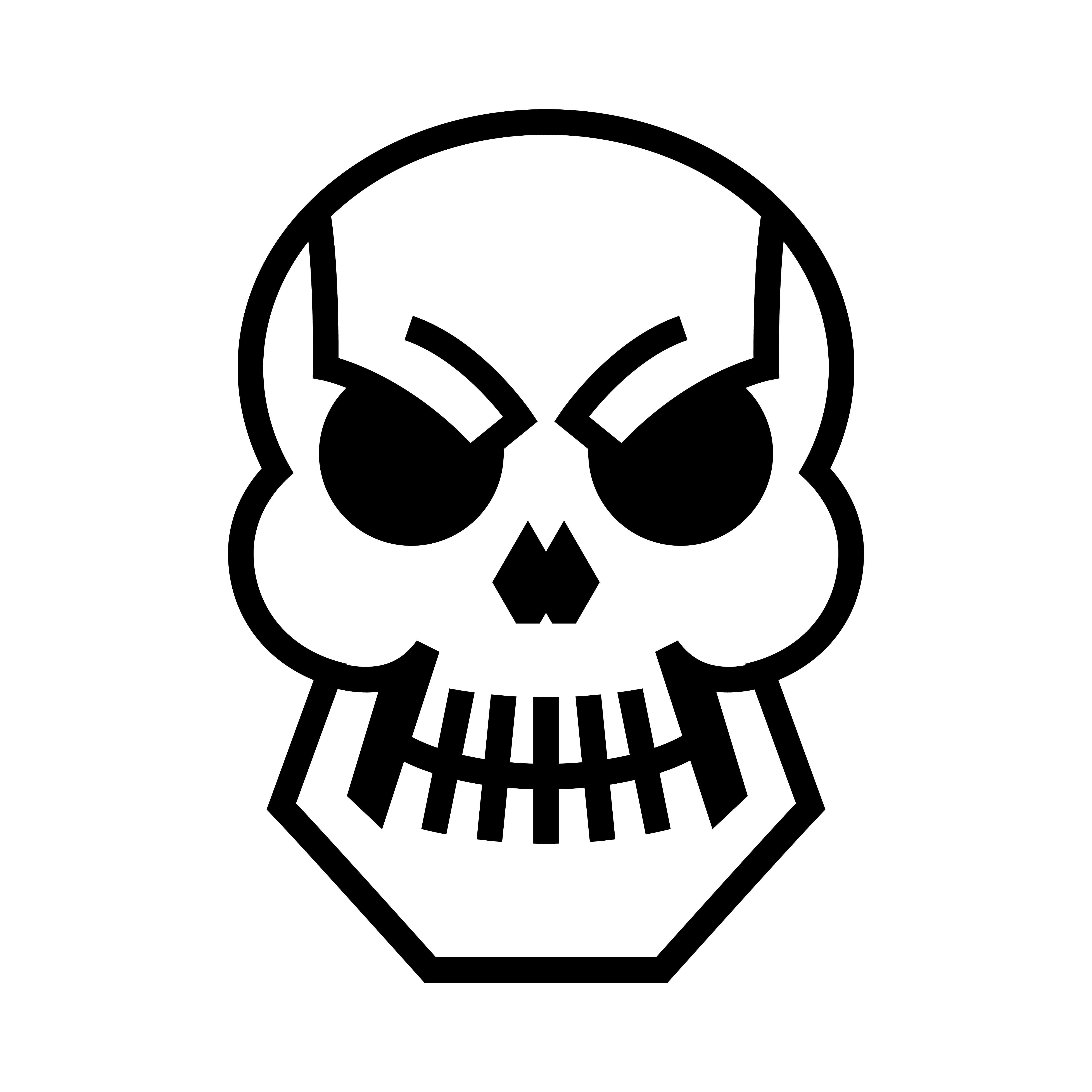 Simple Skull Svg#1