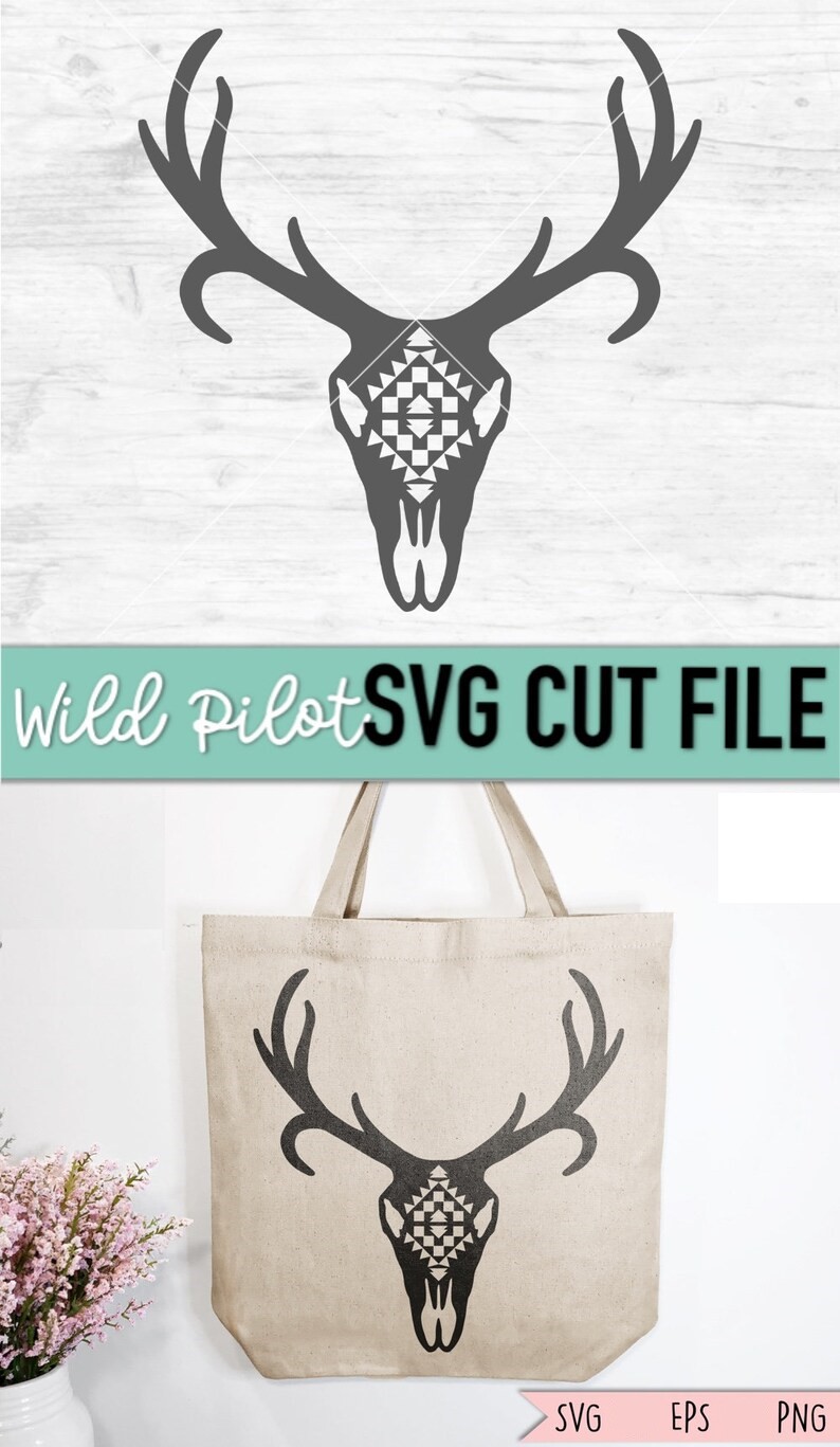 Deer Skull SVG