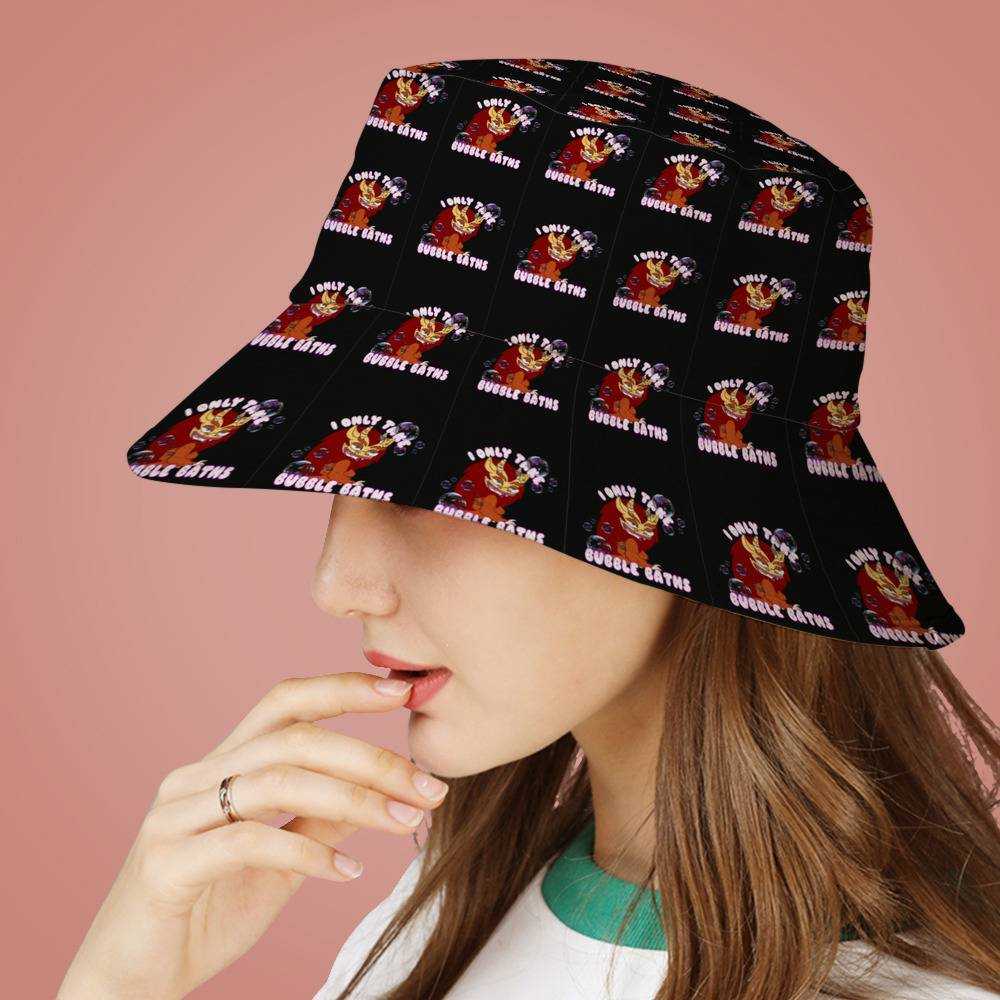 Fisherman's hat with all-over print