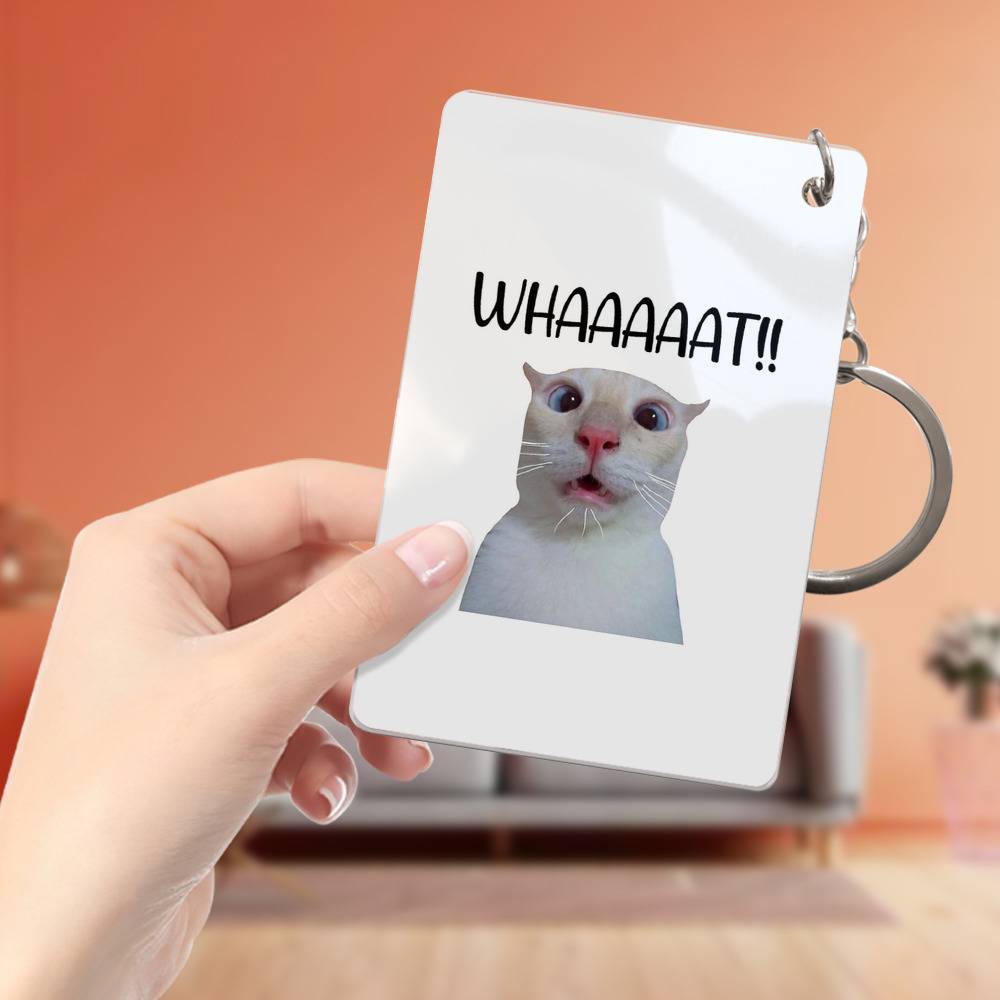 Cat Face Meme Keychains | catfacememe.store