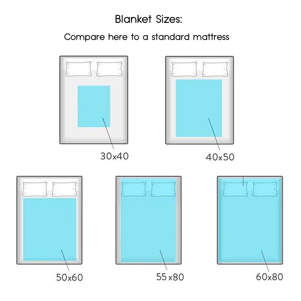 30x40 blanket size comparison hot sale