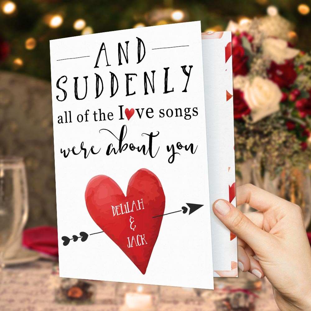  Valentines Card For Husband, Girlfriend Valentines