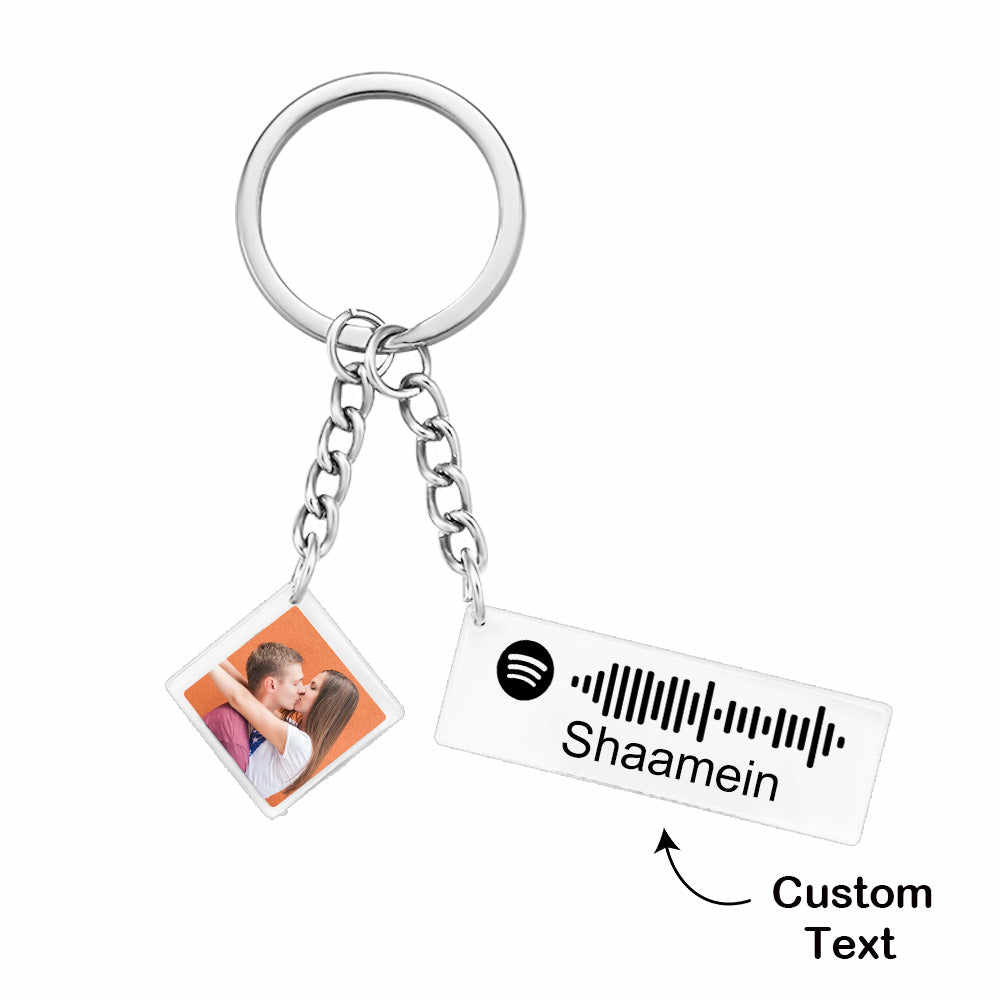 Spotify Date Custom Keychain - Personalized Keychains