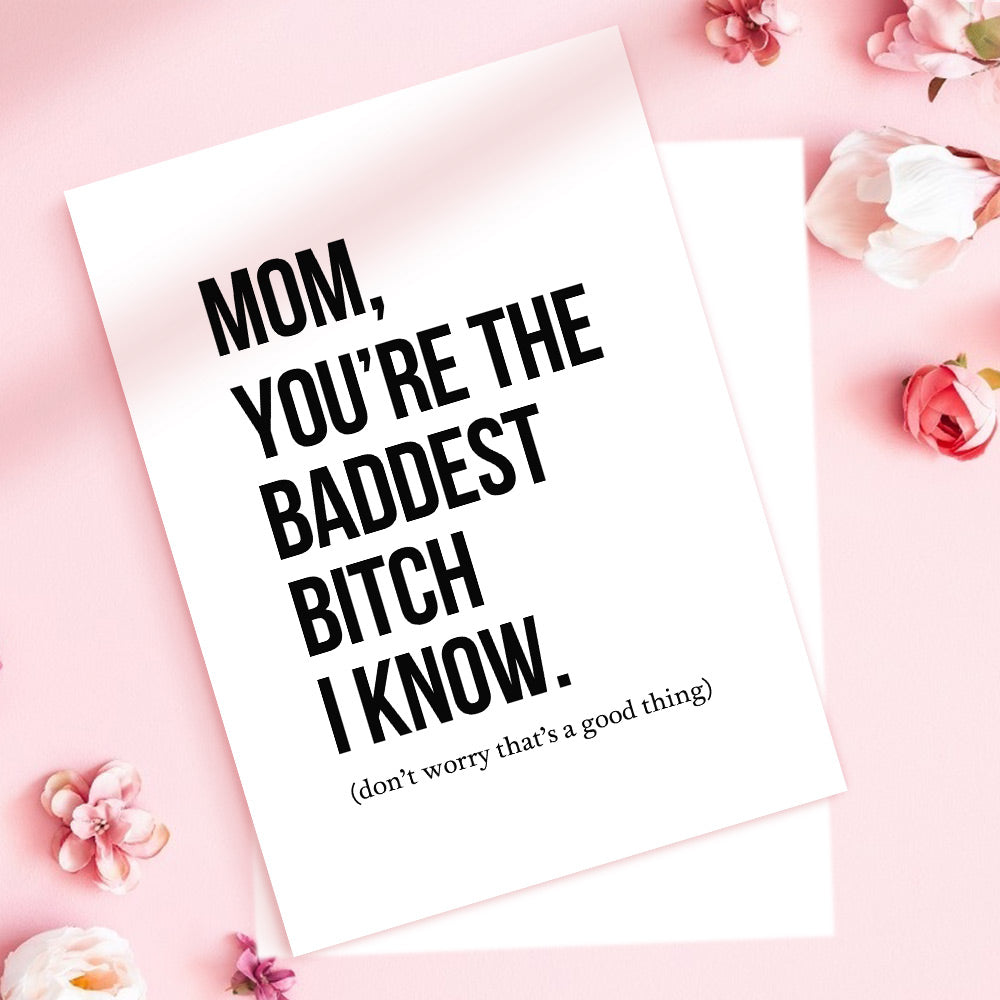 Funny Card For Mum Funny Mother's Day Greeting Card | MySpotifyGiftsUS