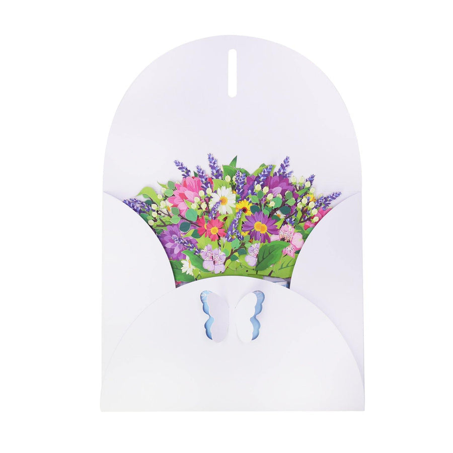 Spring Flower Bouquet 3D Pop up Card for Spring Card MySpotifyGiftsUS