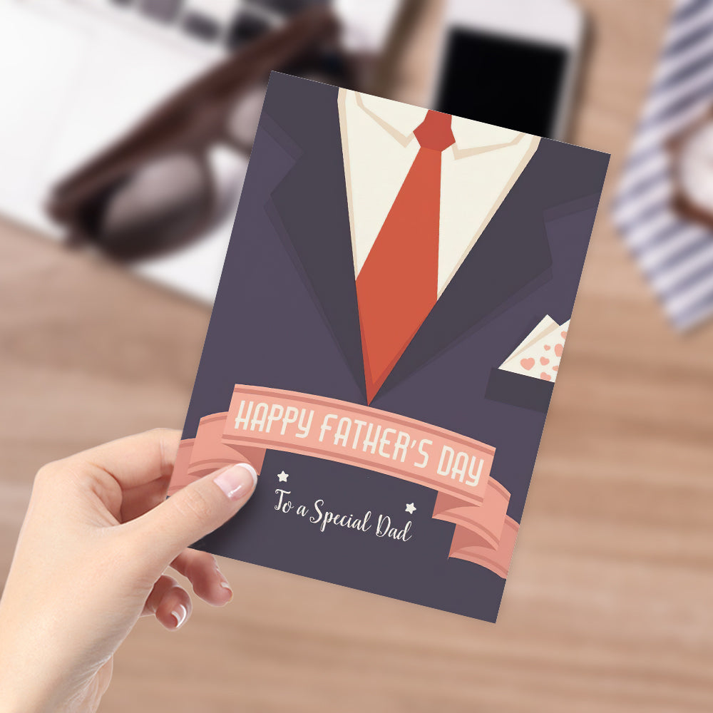 Father's Day Gift Greeting Card A Special Dad MySpotifyGiftsUS