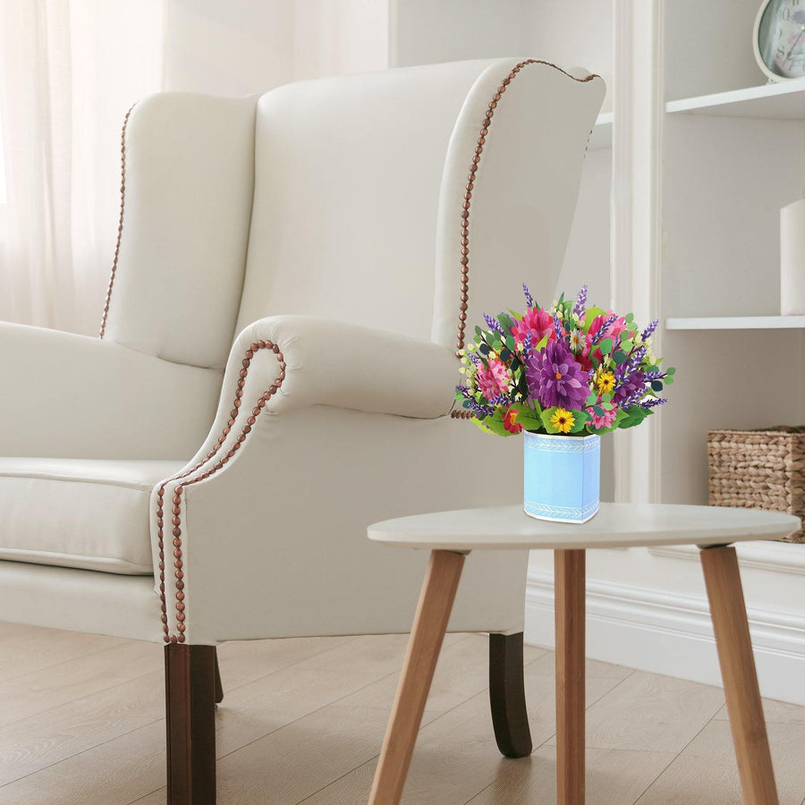 Spring Flower Bouquet 3D Pop up Card for Spring Card MySpotifyGiftsUS
