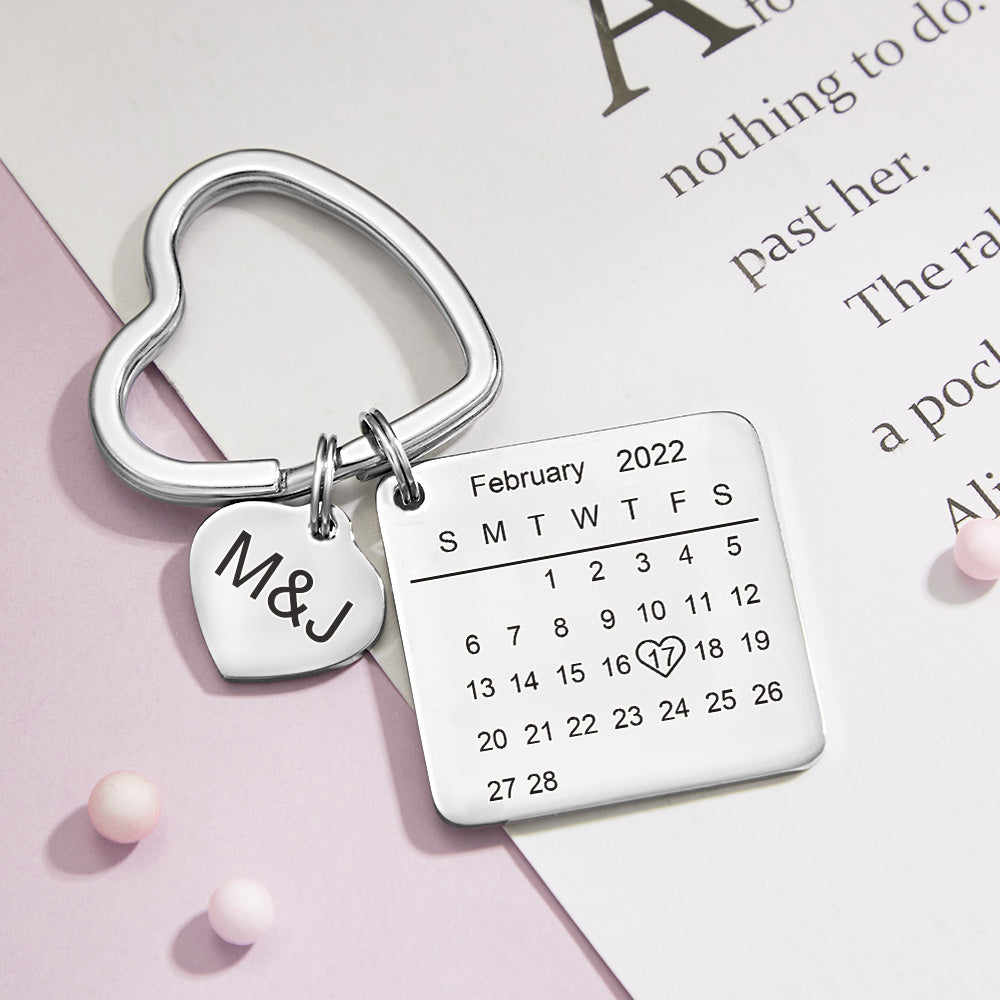 Spotify Date Custom Keychain - Personalized Keychains