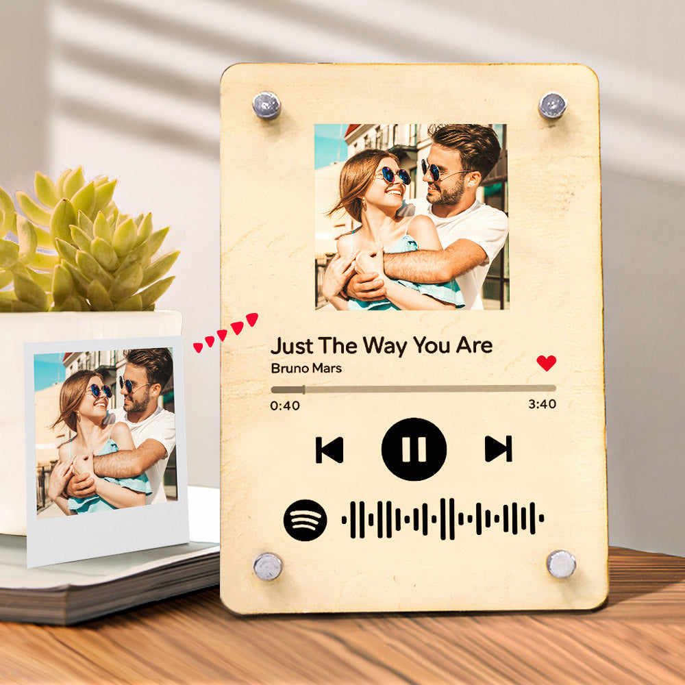 Personalized Spotify Plaque Music Acrylic Stand Custom Lovers Photo Song  Singer